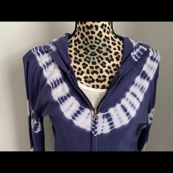 Urban X Tie Dye Sweatshirt Zippered Hooded XL - Picture 5 of 14